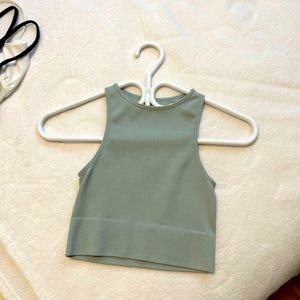 DYNAMITE High neck crop top